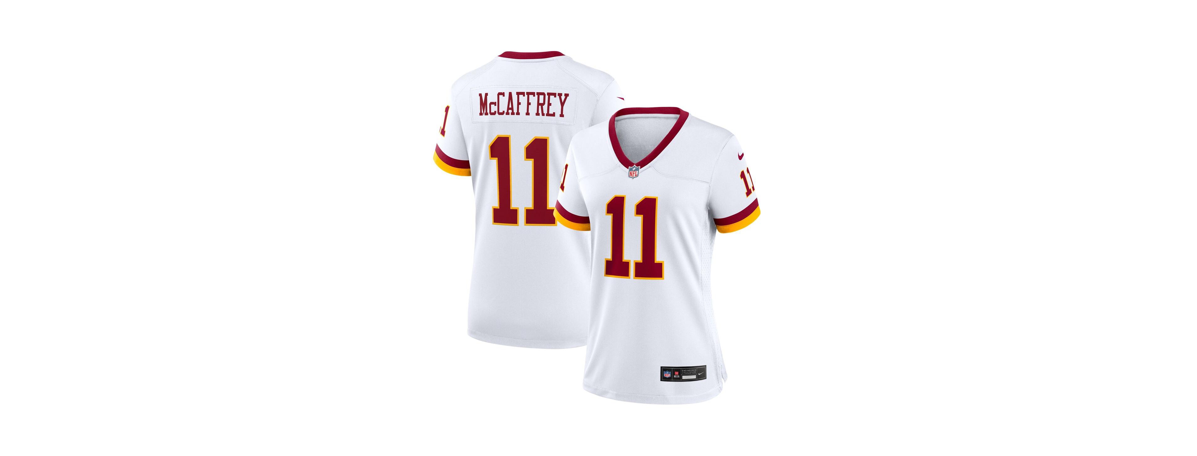 Nike Women's Luke McCaffrey White Washington Commanders Game Super Bowl Era Jersey