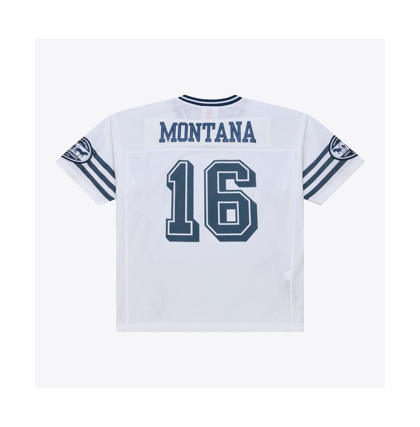 Мужская джерси Mitchell & Ness x Levi's Joe Montana San Francisco 49ers Legacy, White — фото 2