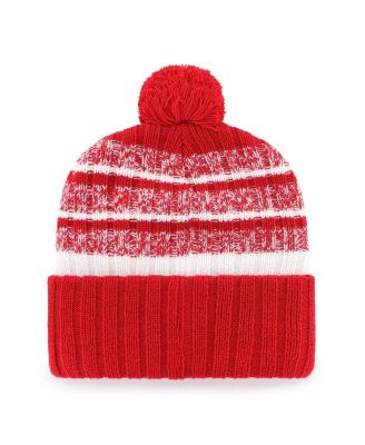 Men's Red Georgia Bulldogs Tavern Cuffed Knit Hat with Pom