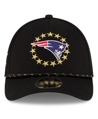 Men's Black New England Patriots Super Bowl LX 39THIRTY M-Crown Rope Flex Hat