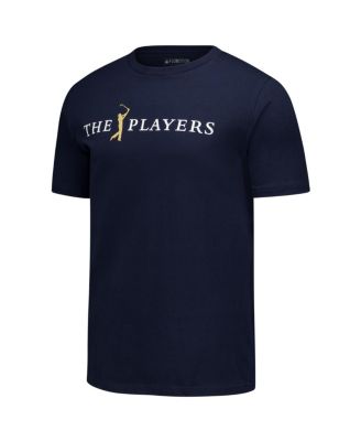 Men's & Women's Navy THE PLAYERS Greetings from the Island Green T-Shirt
