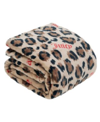 Printed Plush Oversized Throw, 60" x 70"