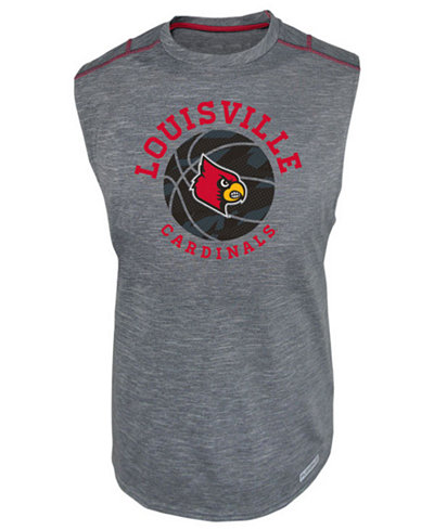 Knights Apparel Men's Louisville Cardinals Net Worth Sleeveless T-Shirt