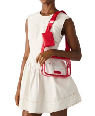 Ryann Clear Vinyl Small Camera Crossbody Bag