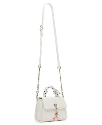 Leahs Straw Top Handle Bag