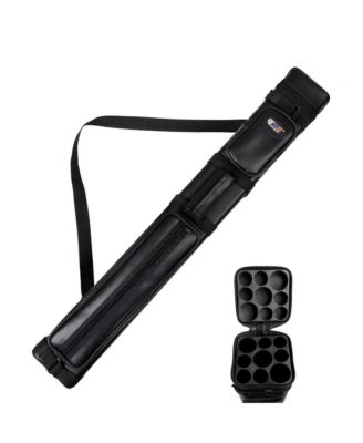3x6 Square Hard Pool Cue Case, Billiard Stick Carrying Case for 3 Sticks, Billiard Cue Cases