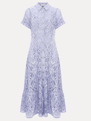 Women's Carmine Lace Dress