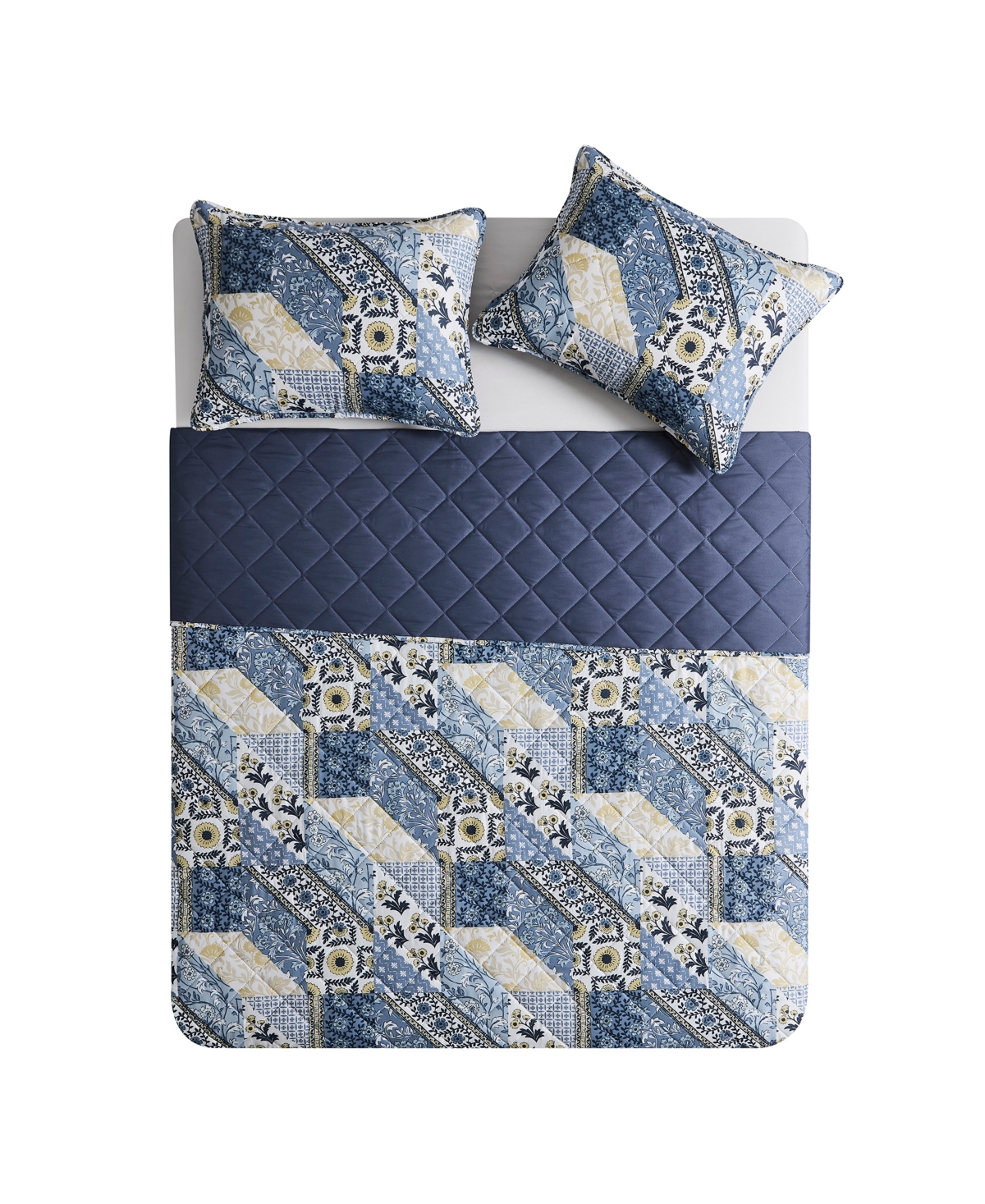 Vcny Home Joel Patchwork 3-Pc. Quilt Set