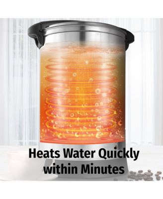 Commercial Grade 100 Cup Coffee Maker Hot Water Urn - Large Percolator Pot Dispenser with Double Wall Stainless Steel