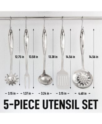 Stainless Steel Cooking Utensil - 5 Piece Set
