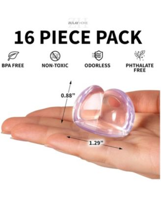 16 Pack Corner Protector Baby Proof Corners and Edges - Round Table Corner Protectors for Baby