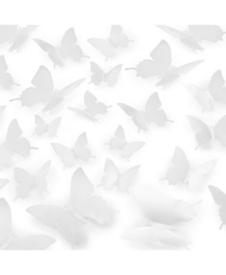 Removable DIY 3D Butterfly Wall Decorations (24pcs with 3 Different Sizes)