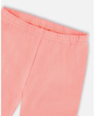 Big Girls Tunic and Capri Set Coral Gingham