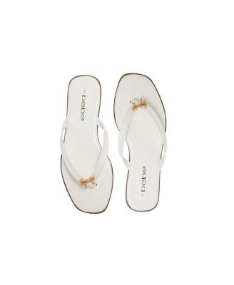 Women's Bow Charm Flat Sandals