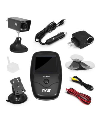 Waterproof Wireless HD Backup Camera, Night Vision Illumination, LCD Display Screen, with Built-in Rechargeable Battery, Black. (PLCMH6)