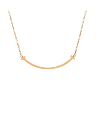 T Smile Pendant Necklace