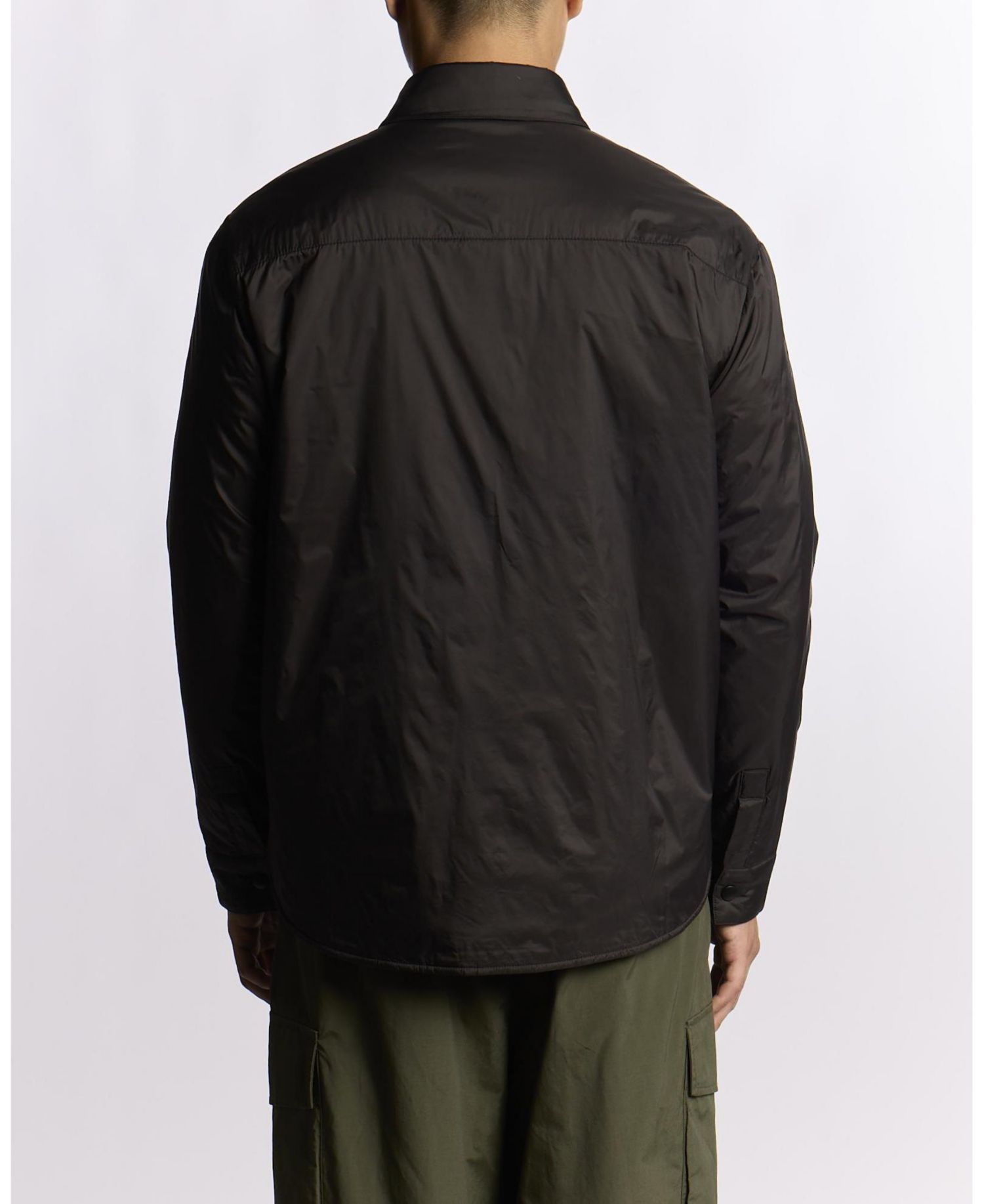 Men's Long Sleeve Collared Insulated Overshirt