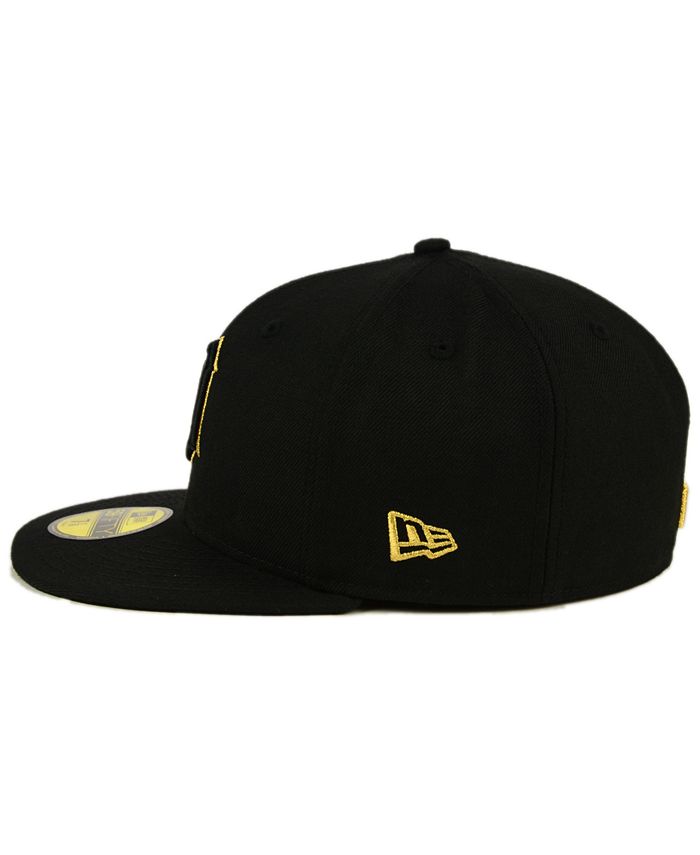 New Era Detroit Tigers Black On Metallic Gold 59FIFTY Fitted Cap - Macy's