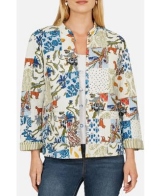 Women's Indian Patchwork Reversible Jacket