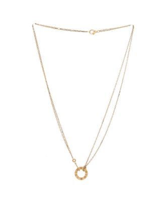 2 Diamonds Love Pendant Necklace