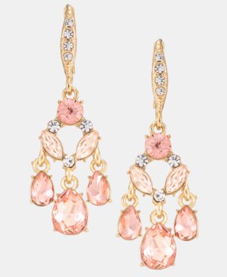 Givenchy Crystal Chandelier Earrings - Pink 45$
