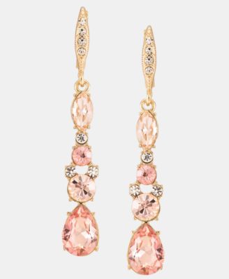 Crystal Linear Drop Earrings
