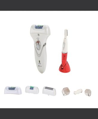 Rechargeable Epilator & Bikini Personal Groomer Trimmer - All-in-One Hair Removal System