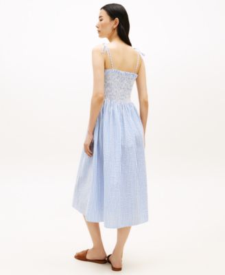 Women's Sleeveless Smocked Dress