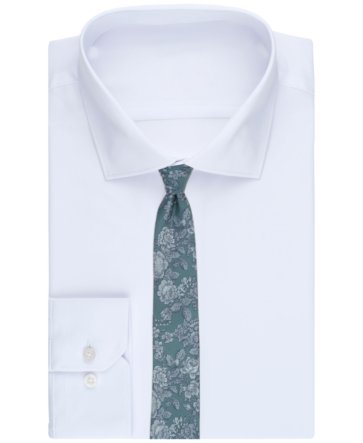 Men's Welsh Floral Skinny Tie