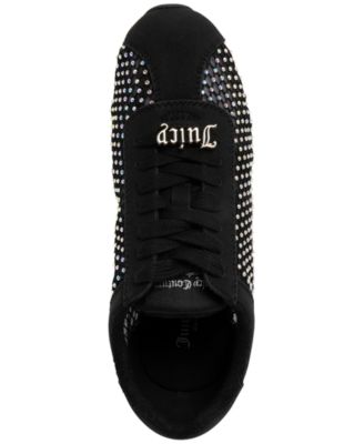 Women's Flirt Rhinestone Mesh Lace-Up Sneakers