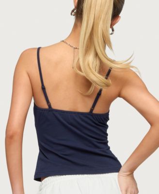 Women's Olezka Contrast Lacey Tank Top