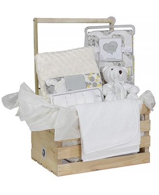 Baby Boys' & Baby Girls' Necessities Baby Shower Wardrobe Gift Crate, 16 Piece Set