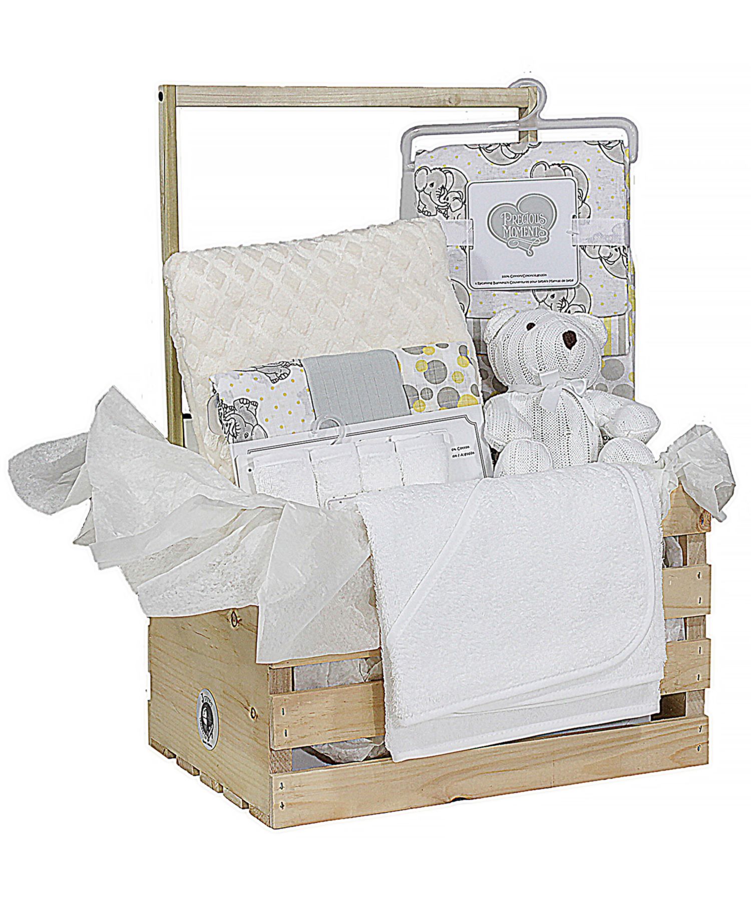 Baby Boys' & Baby Girls' Necessities Baby Shower Wardrobe Gift Crate, 16 Piece Set