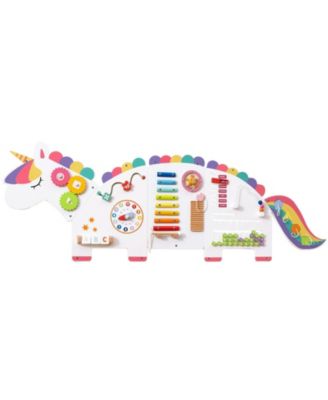 11-in-1 Dinosaur Activity Wall Busy Board Panels for Toddlers