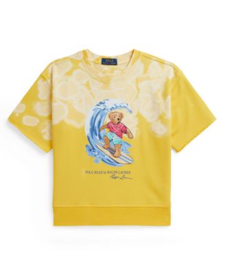 Boys' 8-20 Big Fit Bear Terry Short-Sleeve Sweatshirt