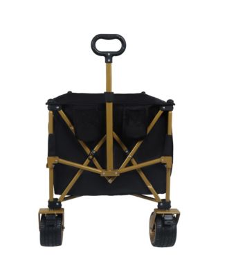 Heavy-Duty Collapsible Wagon - All-Terrain Utility Car, Ultra-Stable Frame, 1:6 Fold Ratio, 480lbs Capacity for Outdoor Activities, Shopping