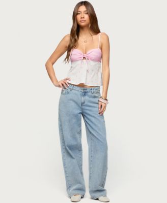 Women's Tilly Mixed Print Top