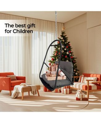 Wicker Rattan Swing Egg Chair without Stand