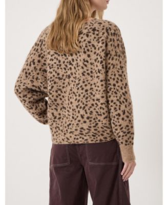 Women's Betty Wool Blend Patterned Wrap Jumper