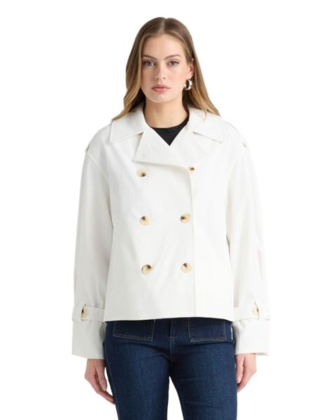 Женские куртки NVLT Women's Double Breasted Short Trench Coat