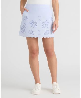 Women's Eyelet Mini Skirt