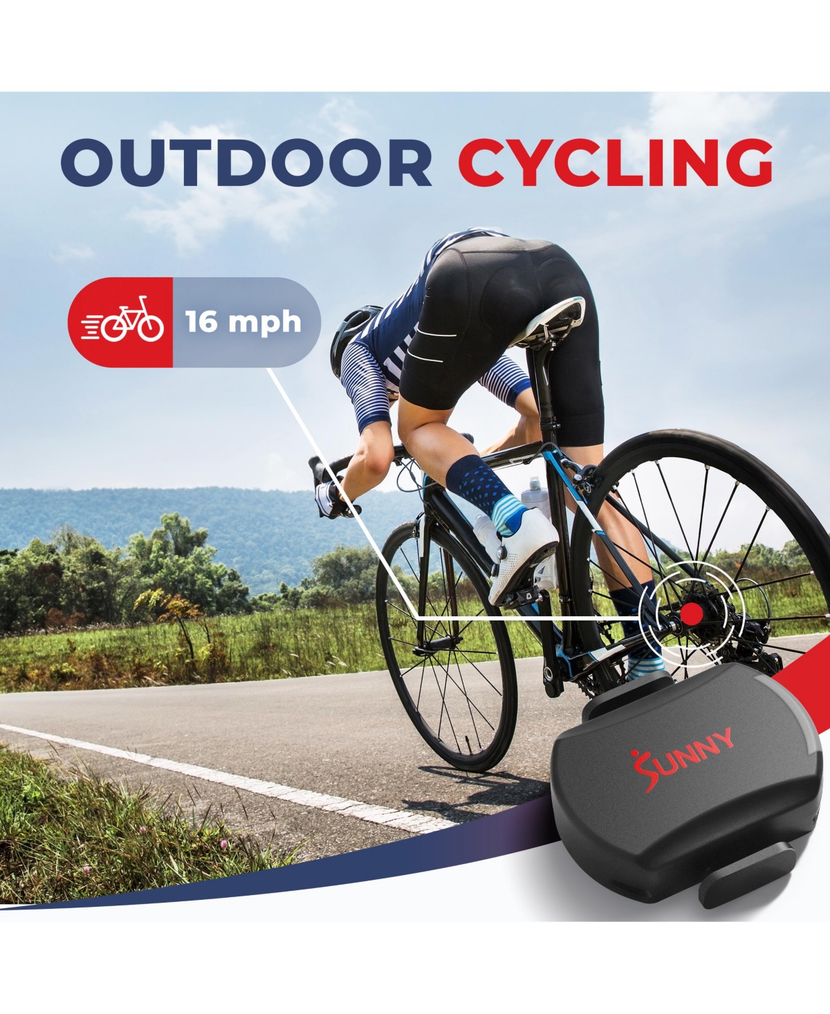 Sunny Health & Fitness SunnyFit Bike Cadence