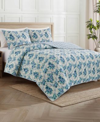 Floral Braelyn 3-Pc. Quilt Set, King