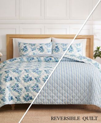 Floral Braelyn 3-Pc. Quilt Set, King
