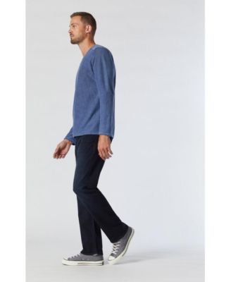 Men's Mavi Matt Mid Rise Relaxed Straight Leg In Ink Williamsburg Denim