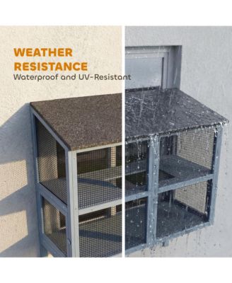 Catio Outdoor Cat Enclosure Windo Box 39.4"L,