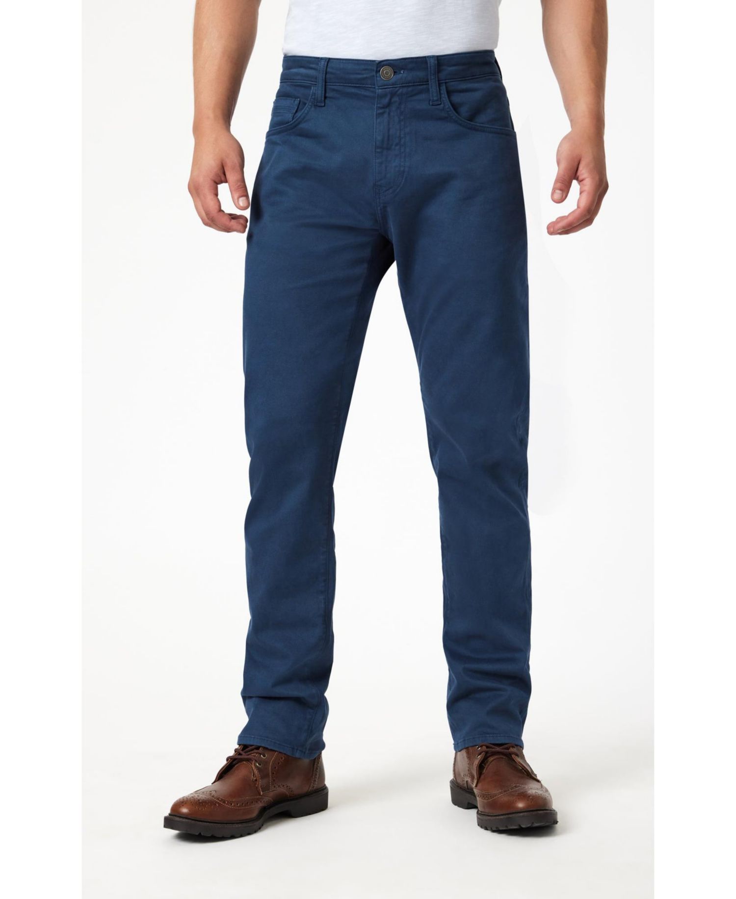 Men's Zach Straight Leg In Sky Casual Twill Pants