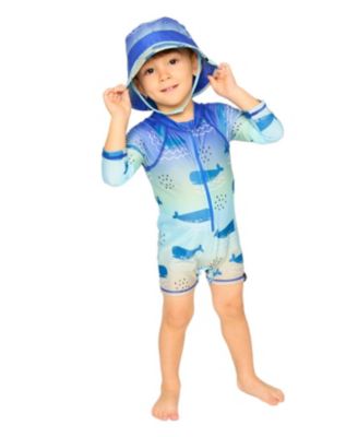 Toddler Polyester Beach Hat Whale Print