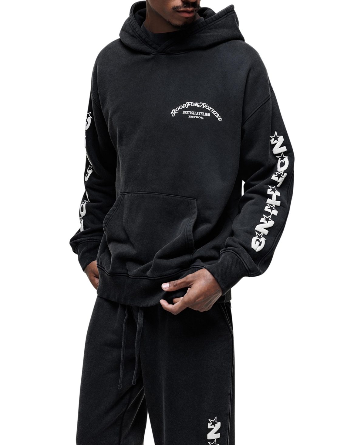 Good For Nothing Men's Liberty Washed Zip Hoodie