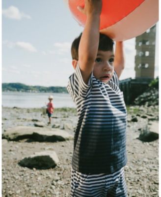 Baby Boys Cotton Shorts Gradient Stripes